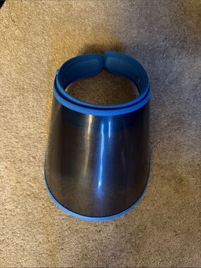 Blue Trim Dark Visor Sun Shield